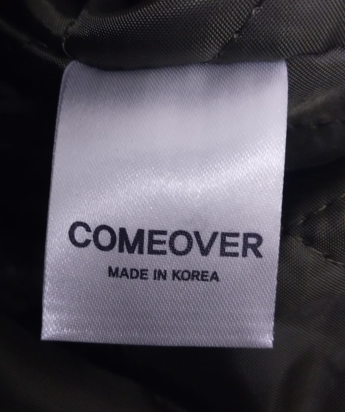 comeover 블랙 퍼 후드 숏 패딩 상품이미지5