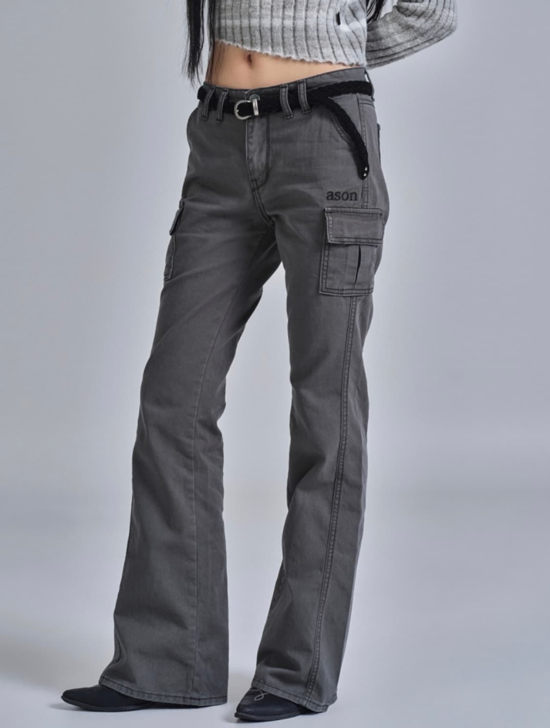 애즈온MINUTES CARGO PANTS / CHARCOAL 상품이미지2
