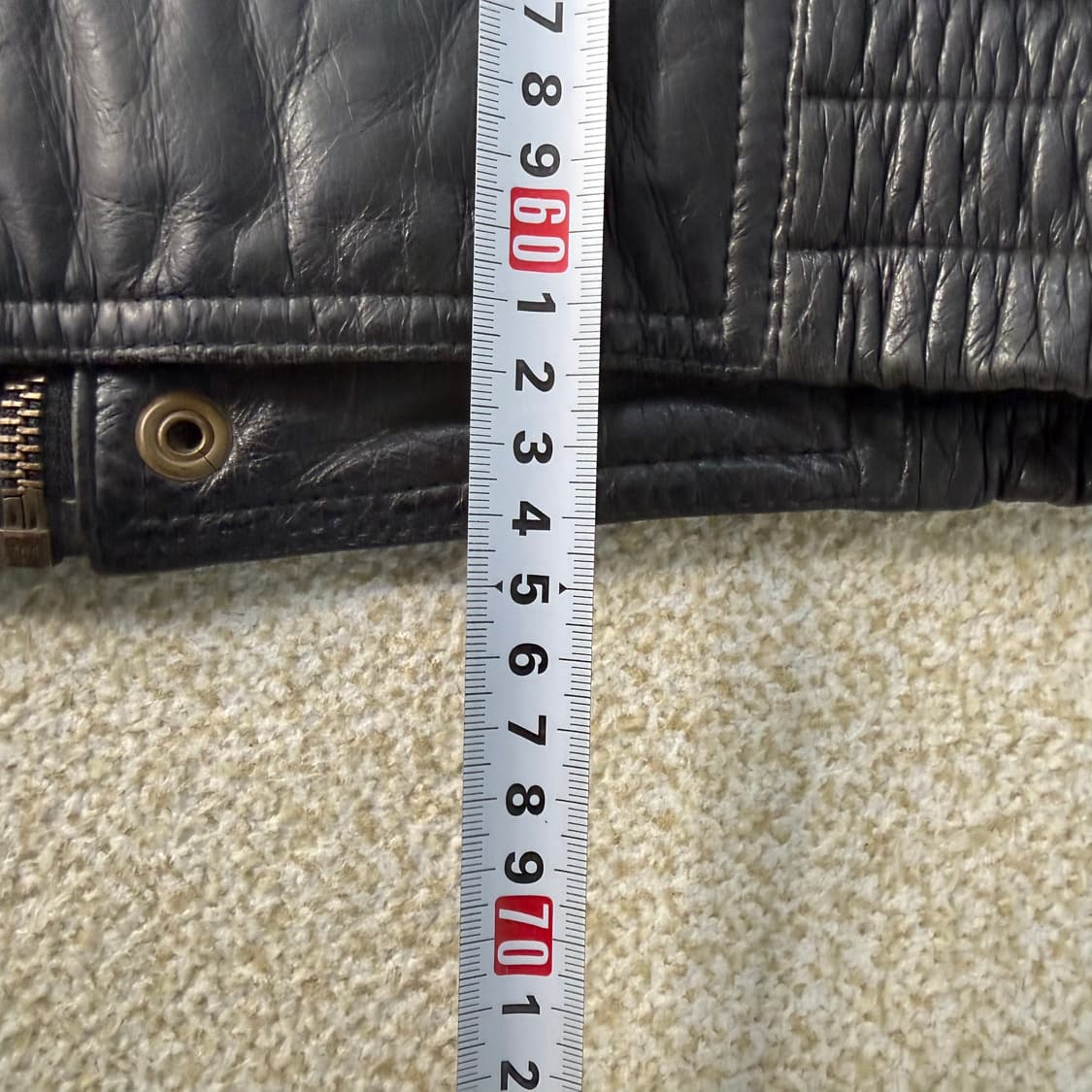 L FINE 빈티지 소가죽 레더 자켓 0122T1 상품이미지6