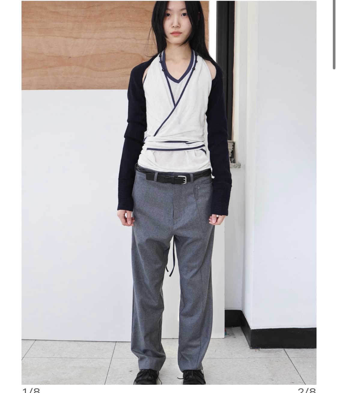 ulika Sanctus DOUBLE POCKET WOOL TROUSER 상품이미지3