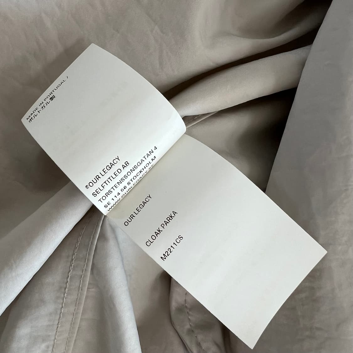 [44] 아워레가시 Cloak Parka 상품이미지3