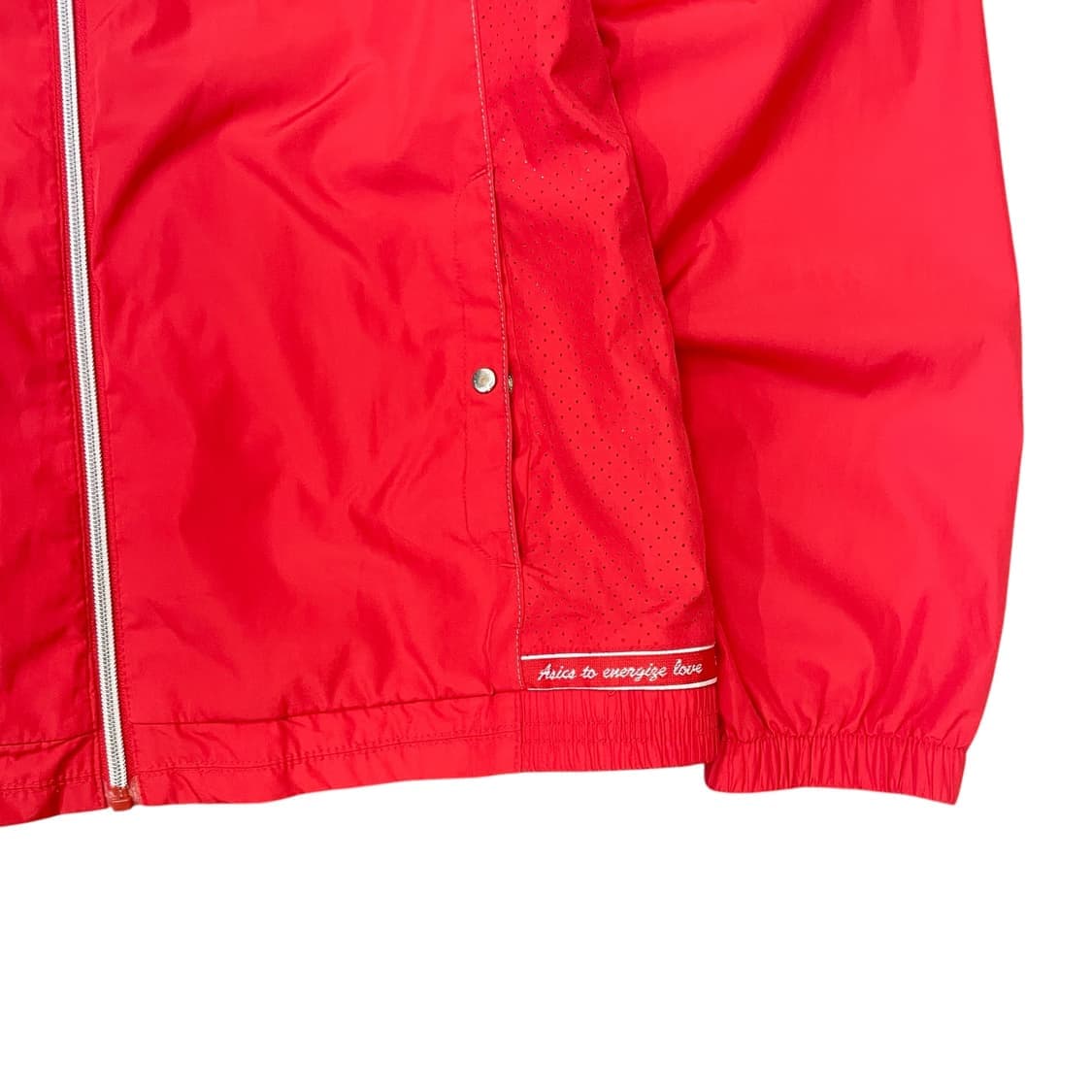 아식스 레드 안감메쉬 바람막이 윈드브레이커 105 상품이미지4