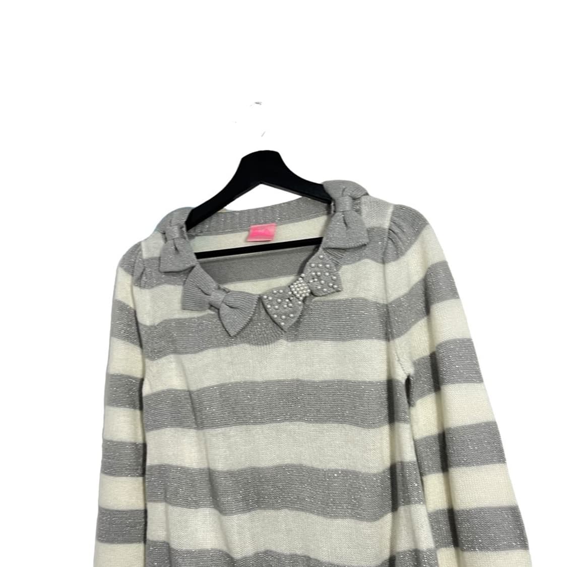 바비 진주 리본 디테일 니트  상품이미지4