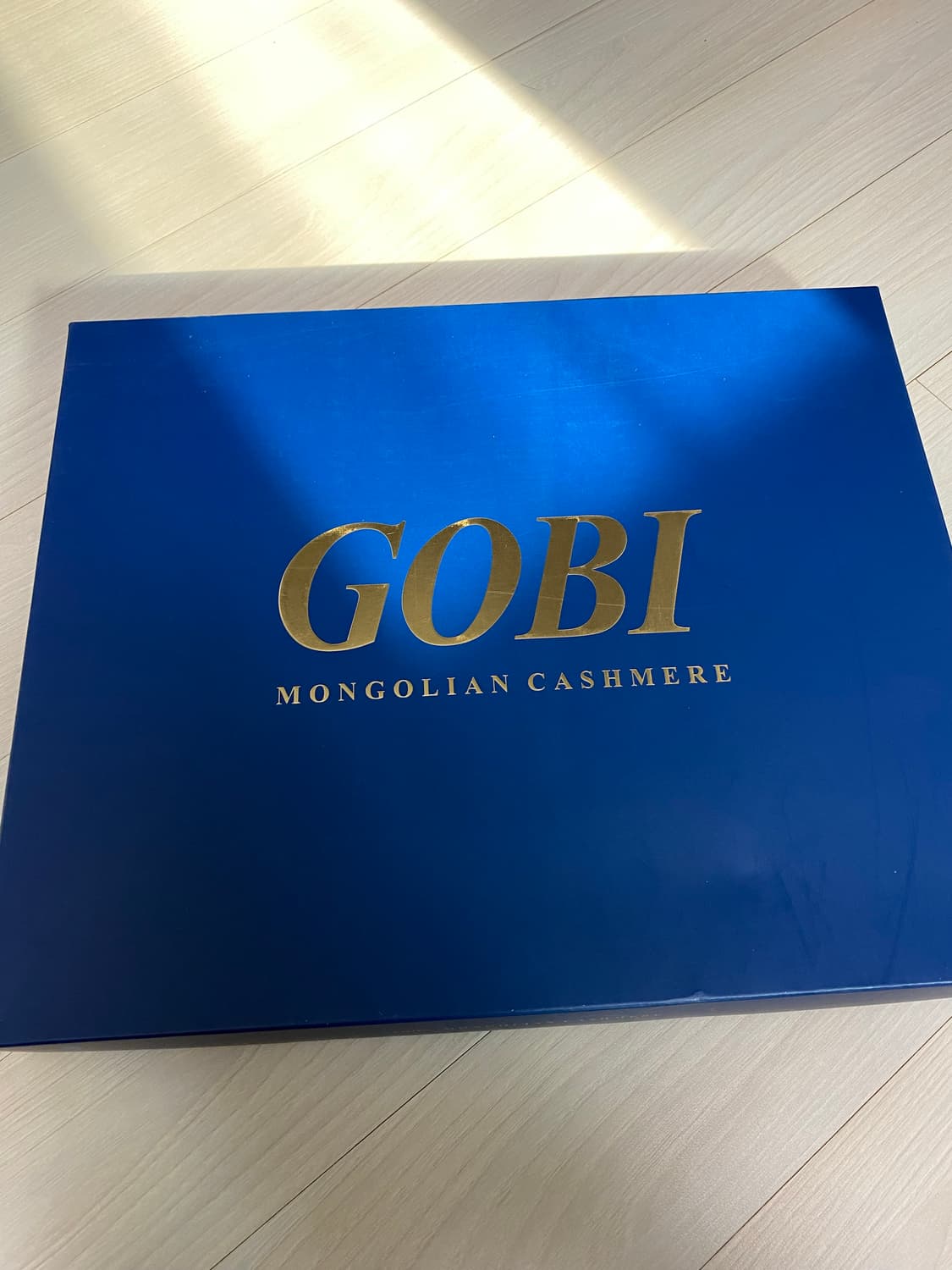 새상품)GOBI 오가닉 지블링 캐시미어100 산양자수 롱머플러 목도리-베 상품이미지4