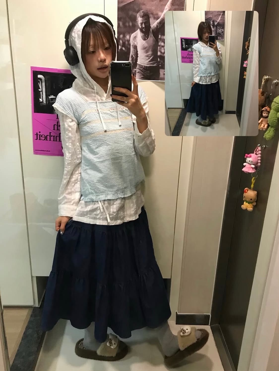 𖤐소프트 민트 모리걸set𖤐  상품이미지5