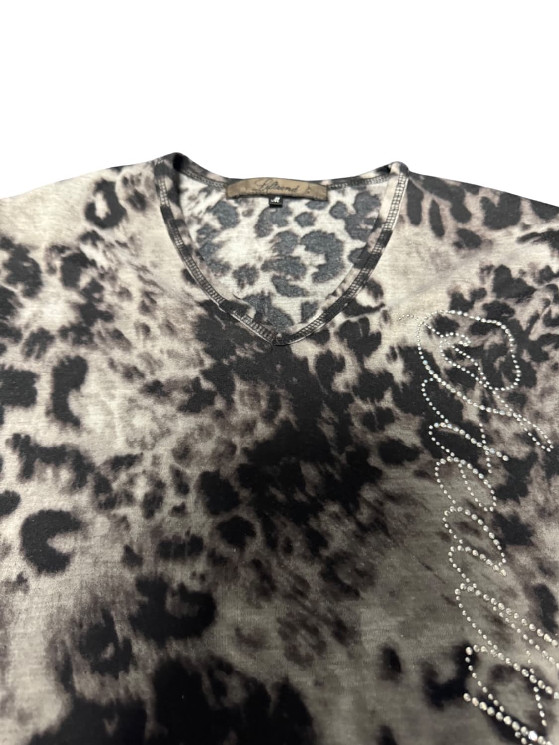 00s Style Leopard Design Long Sleeve 상품이미지2