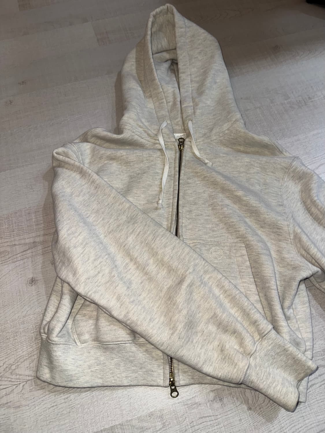 오어 ORE COTTON Cropped Hoodie Jumper 상품이미지5