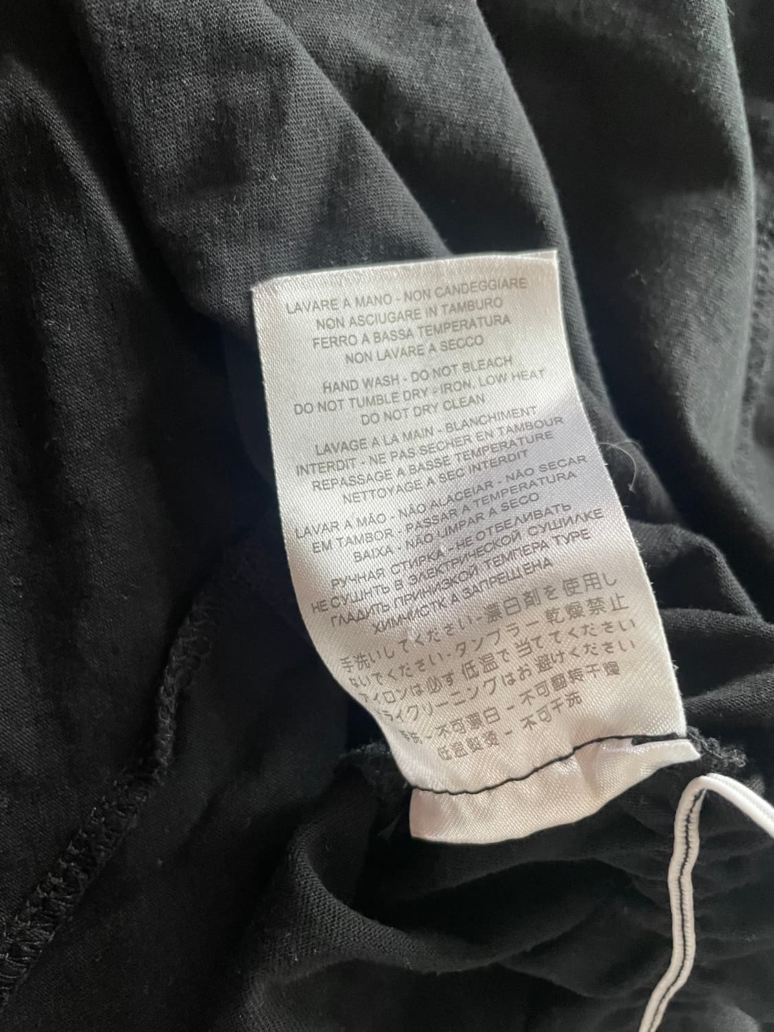 릭오웬스 커팅디테일 레이어드 커스텀 티셔츠 상품이미지7