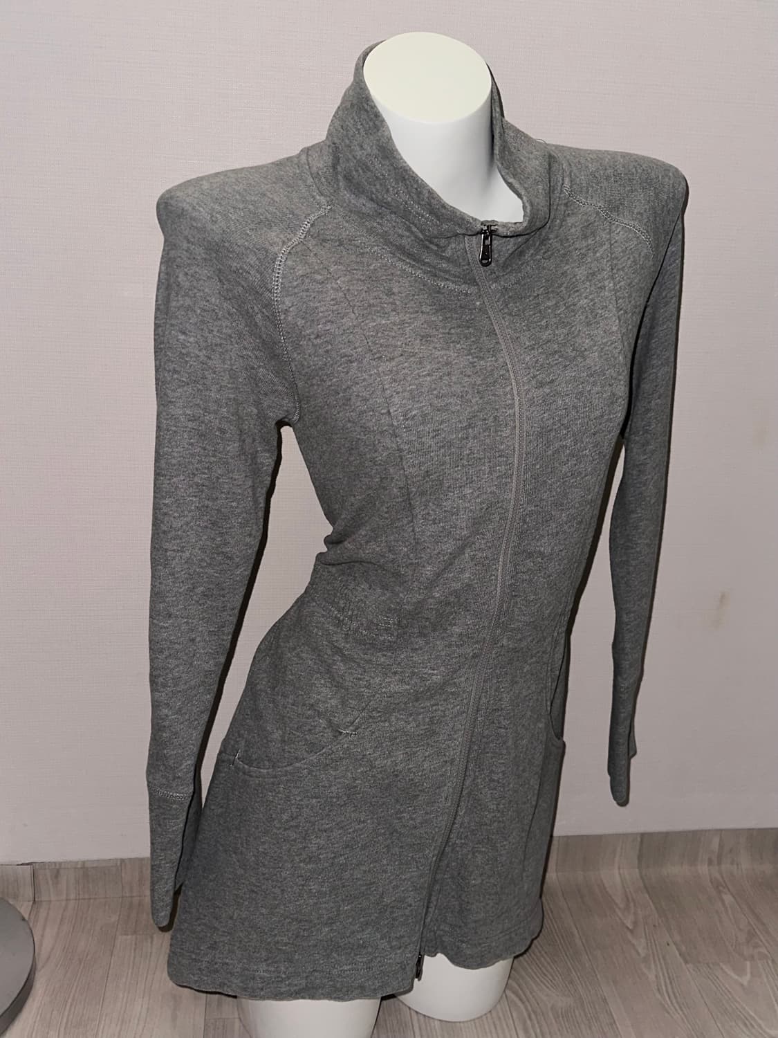 집업 미니 원피스 상품이미지4