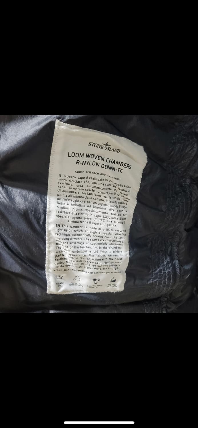 스톤아이랜드 룸 우븐 경량패딩 M 상품이미지4