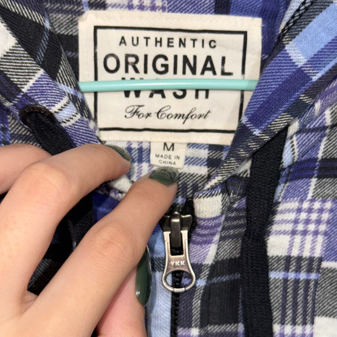 너드 체크 후드집업  상품이미지4