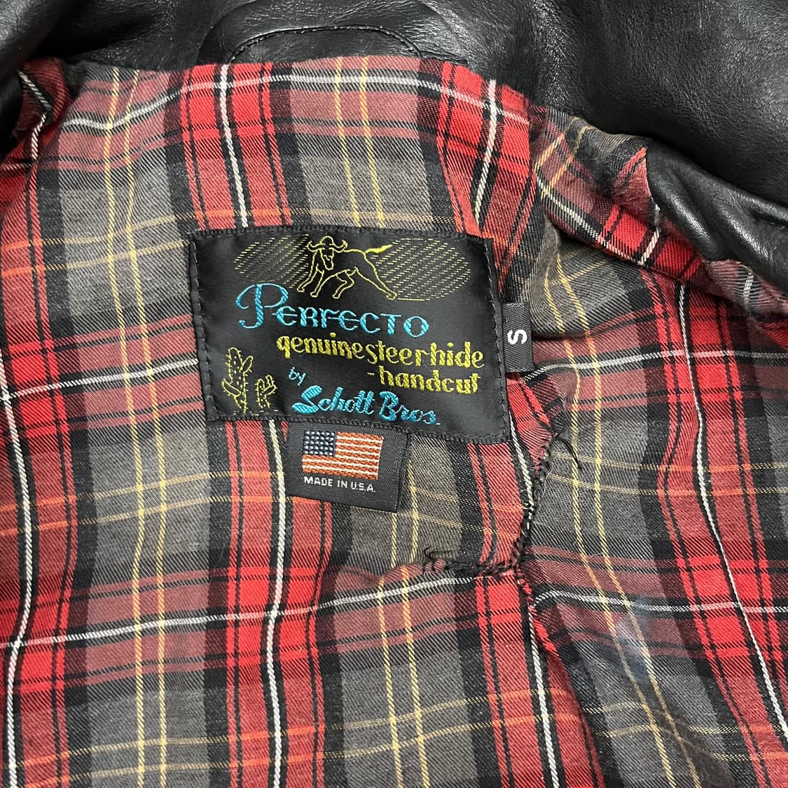 Schott 퍼펙토 더블 라이더 자켓 (100) 상품이미지6