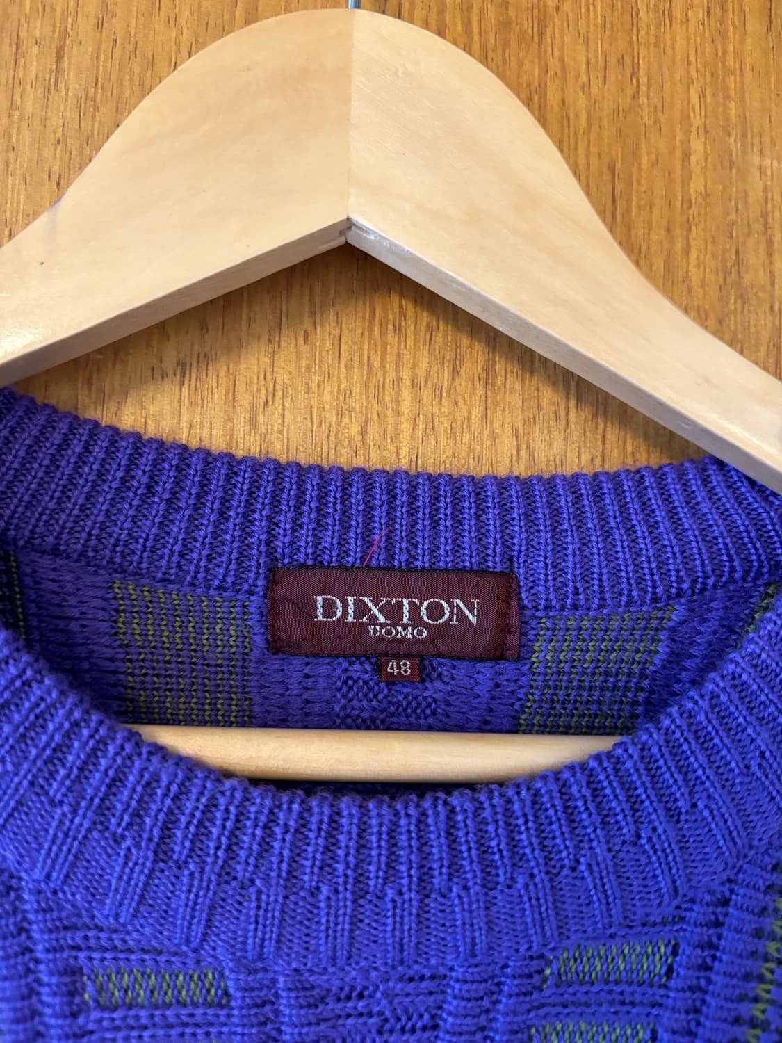 DIXTON 패턴 니트 퍼플/올리브 상품이미지4