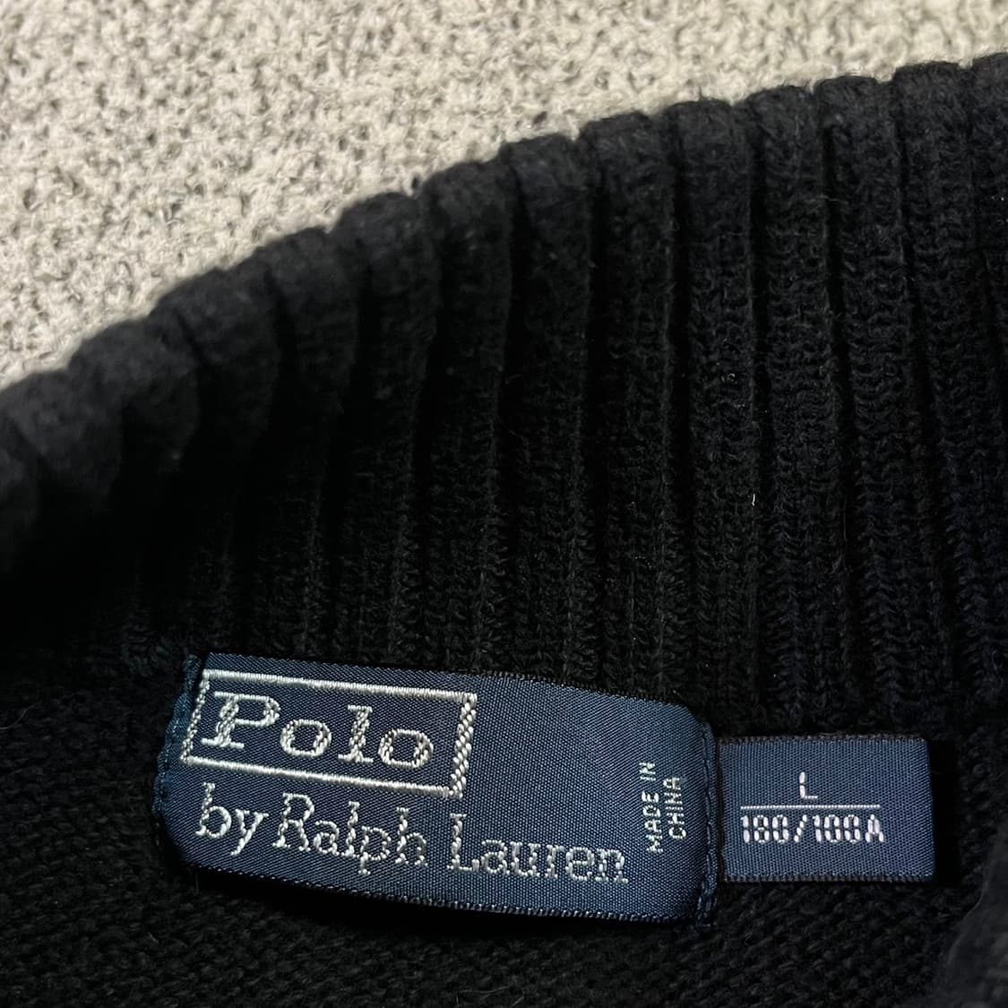 폴로 반집업 니트 상품이미지3