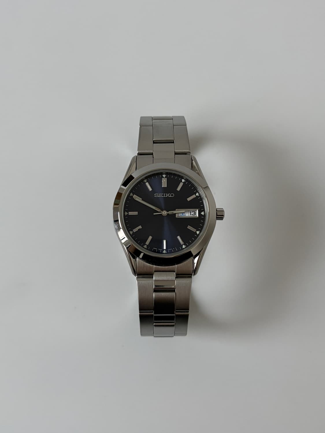 2000s Dark Navy Dial Silver Quartz 상품이미지4