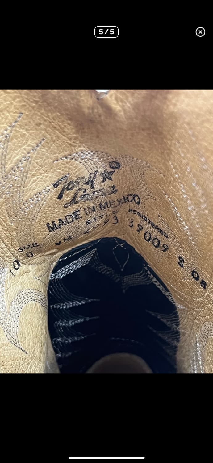 00‘s 토니라마 웨스턴부츠 상품이미지5