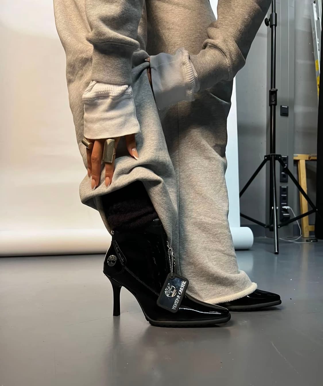 Timberland x Veneda carter 미드 집업 부츠 힐 상품이미지3