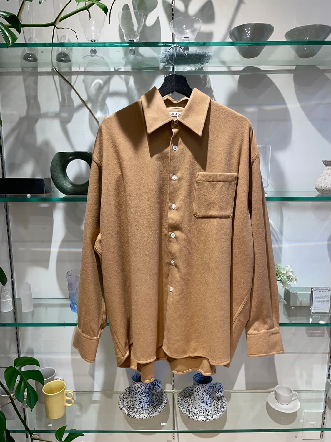 아워레가시 borrowed wool shirt 상품이미지1