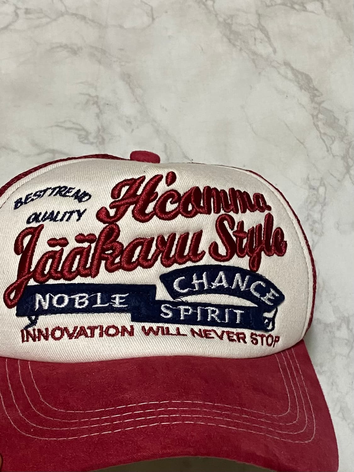 빈티지 레터링 메쉬캡 프리사이즈 상품이미지2