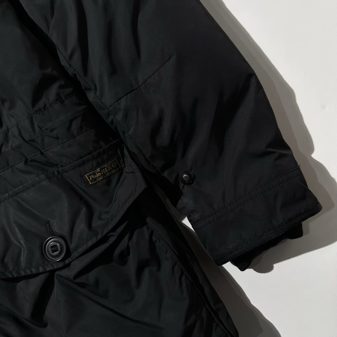 폴로 랄프로렌 캐나다군 IECS 덕다운 패딩 파카 블랙 상품이미지7