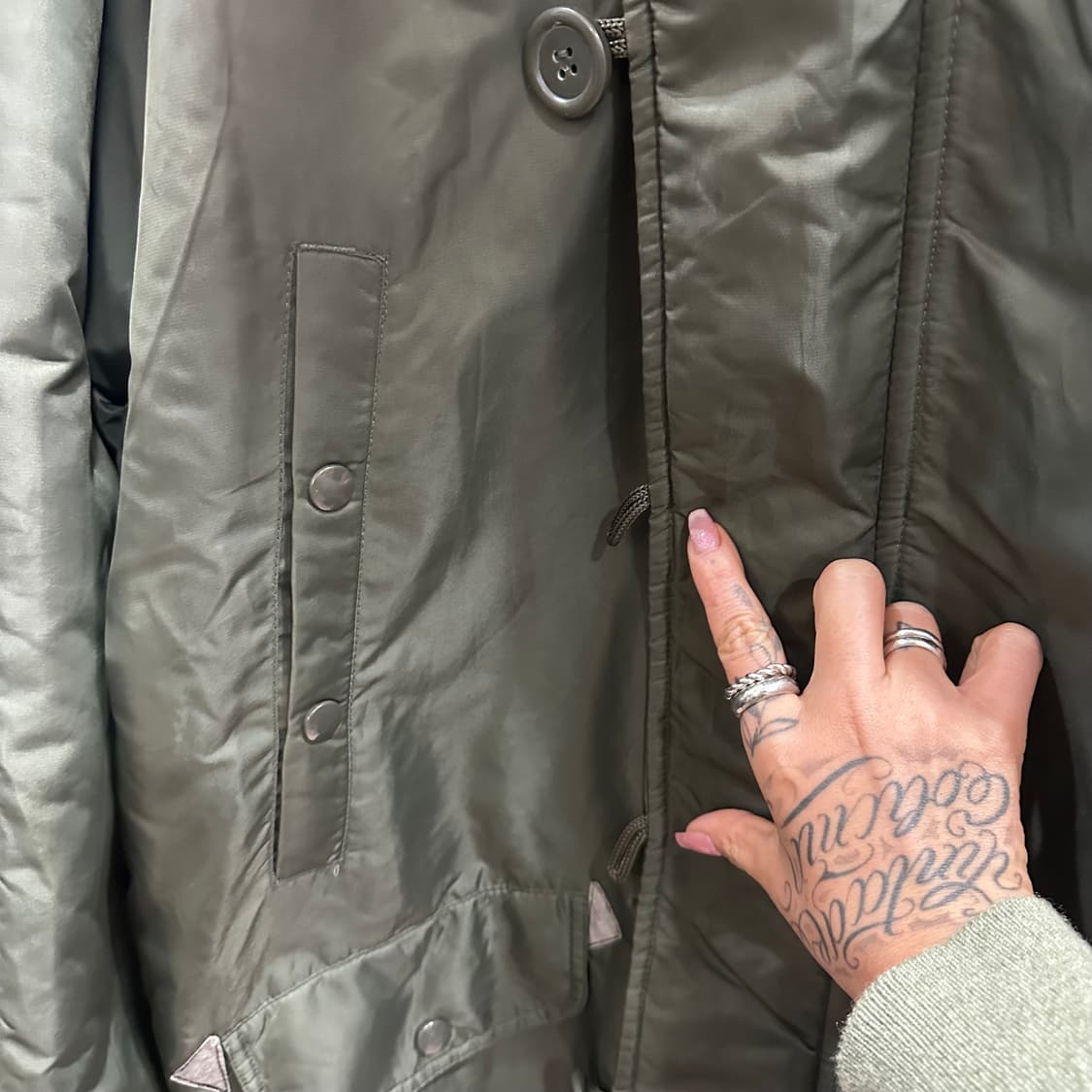 빈티지 Virgin Voyage N-3B 프라잉 자켓L 상품이미지6