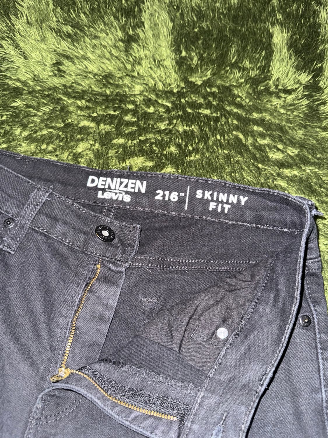 [W30/L30] 리바이스 216 DENIZEN 빈티지 워싱 팬츠 블랙 상품이미지3