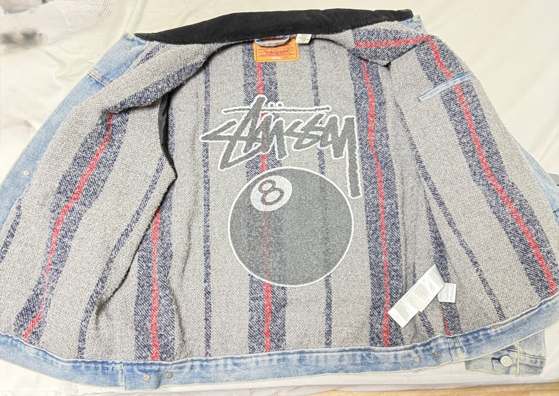 스투시 리바이스 트러커 자켓 L 상품이미지2