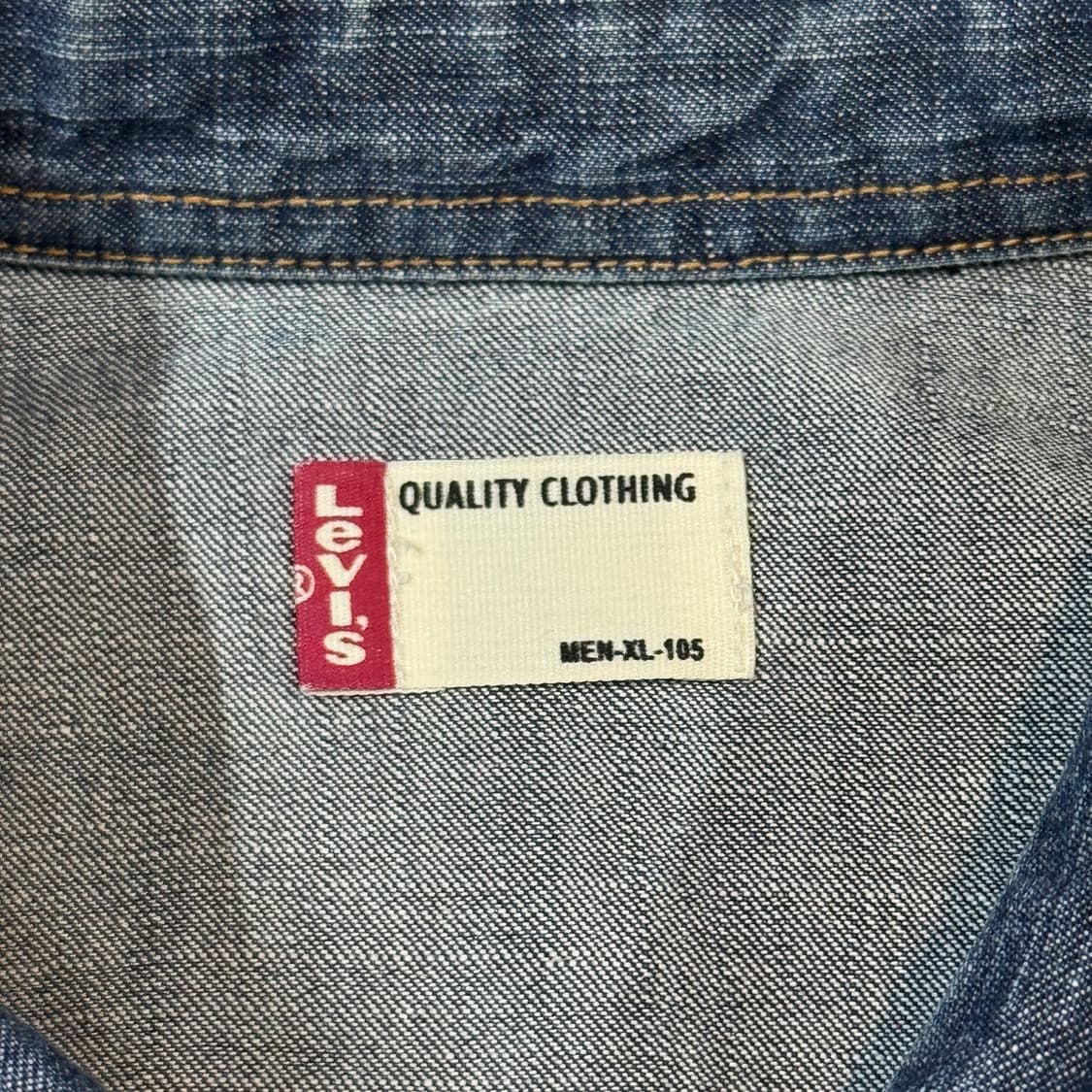 XL) 리바이스 코듀로이 패치 청 데님 셔츠 상품이미지6