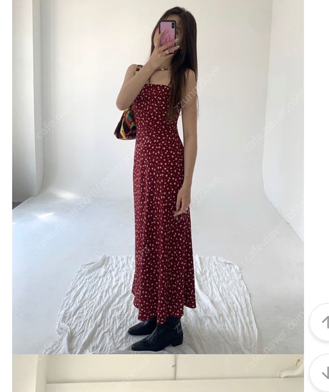 루루서울 엘로즈 롱드레스 
사이즈S 1회착용 상품이미지2