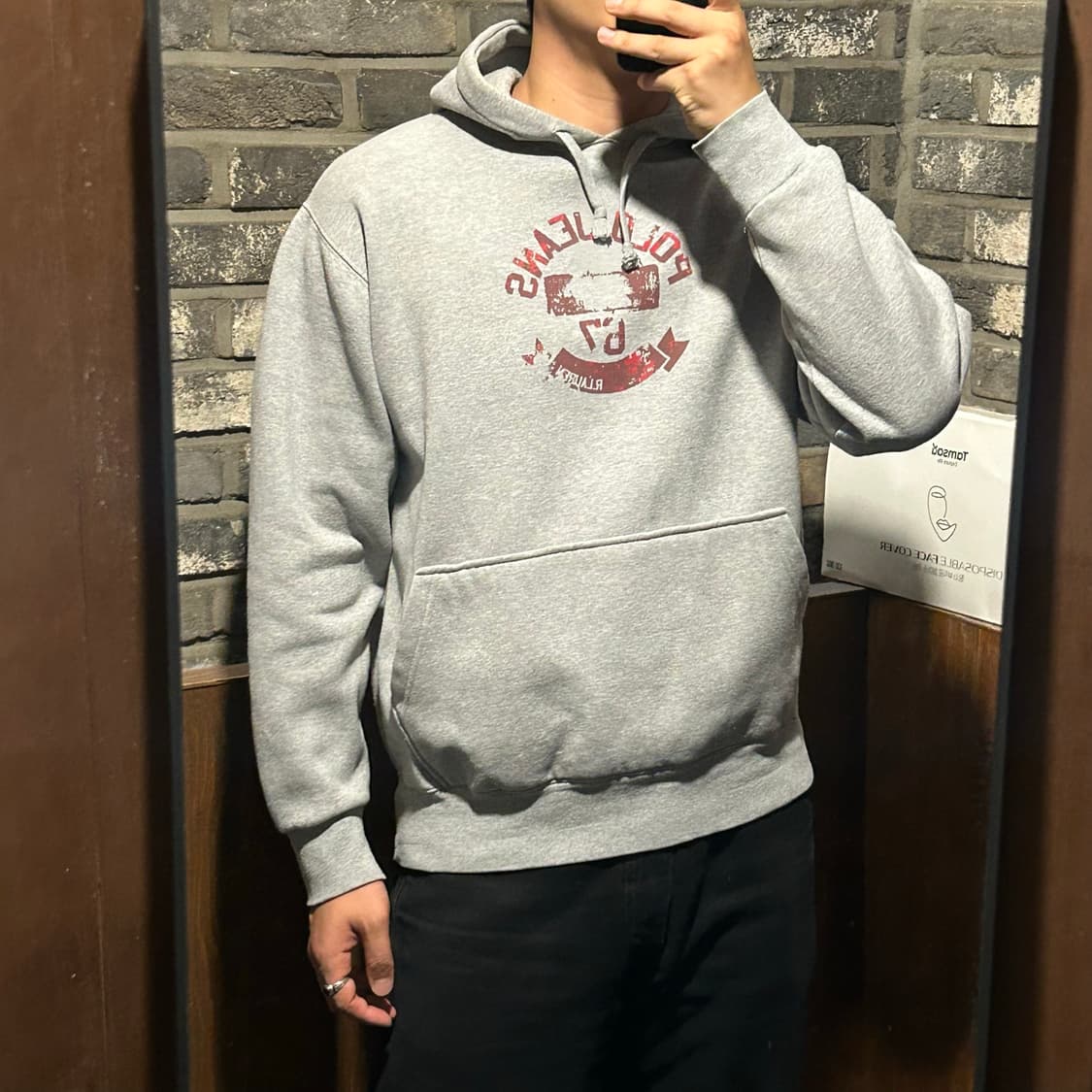 L) 폴로 랄프로렌 진스 후드티 그레이 상품이미지8