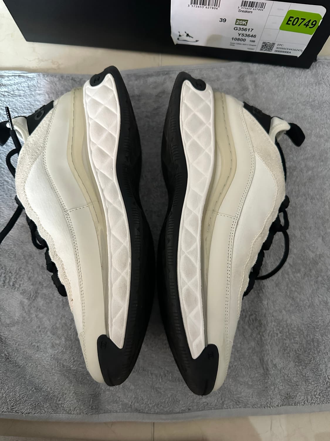 샤넬 믹스드파이버 스니커즈 (250) 재당근  상품이미지6