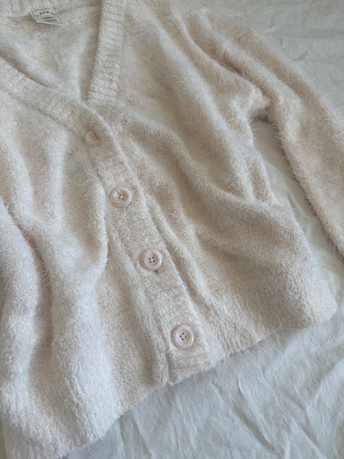 젤라또피케 뽀용 딸기우유 퍼 가디건 상품이미지3