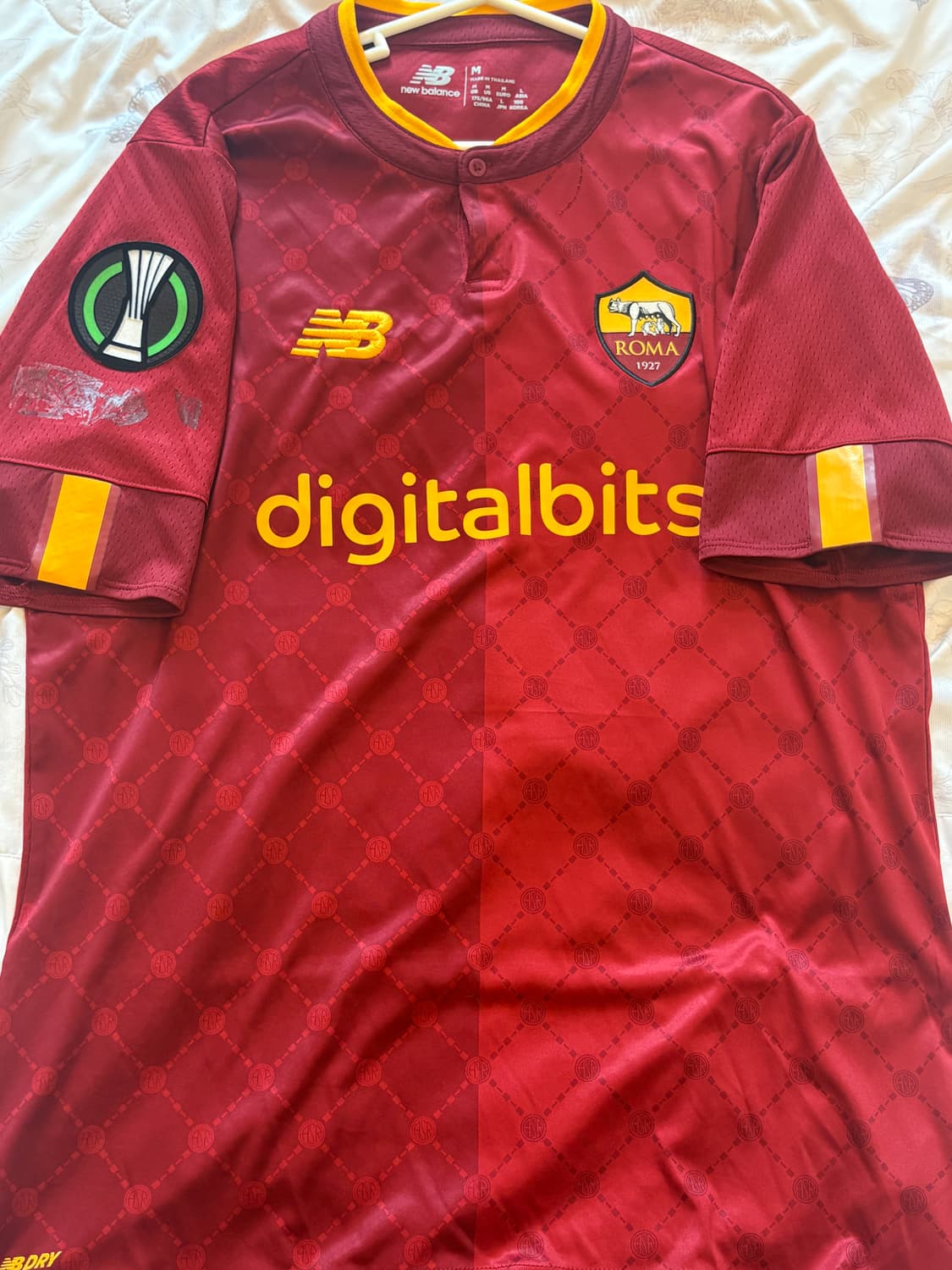 급처 22-23 AS로마 디발라 어센틱 유니폼 M 판매 상품이미지2