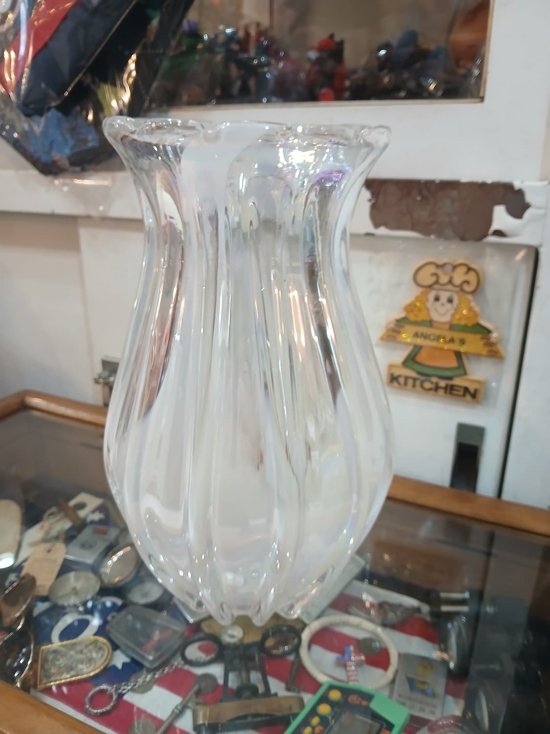 일본 빈티지 마루티 글라스 화병 상품이미지1