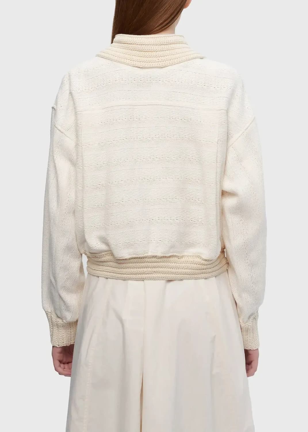 한섬 시스템 니트 집업 가디건 블루종 상품이미지4