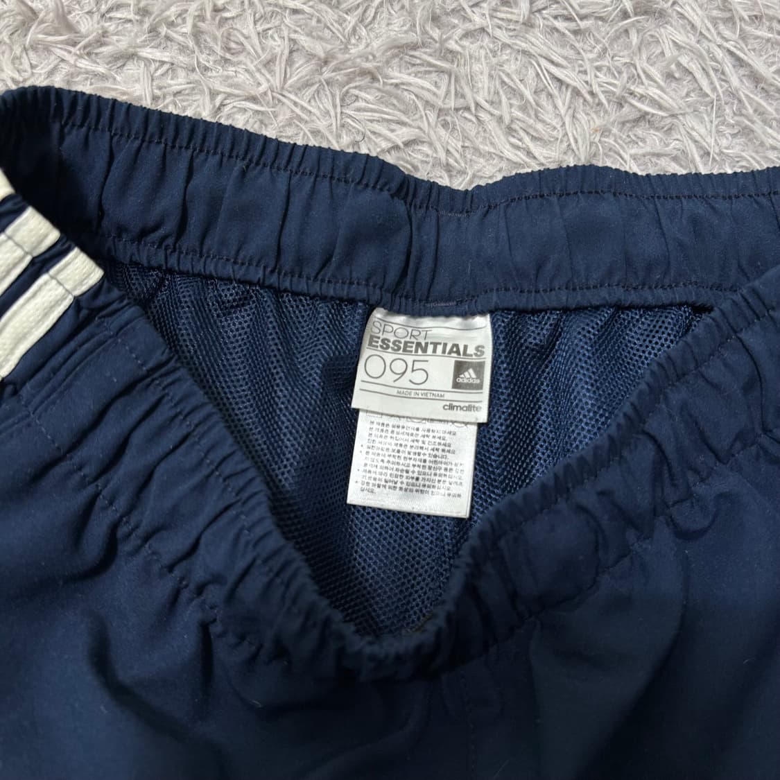 아디다스 네이비 삼선 반바지 상품이미지3