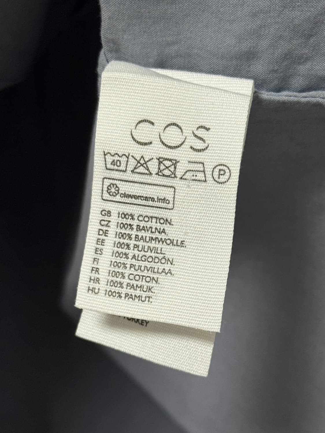 cos 코스 앵글 포켓 코튼 셔츠 상품이미지6