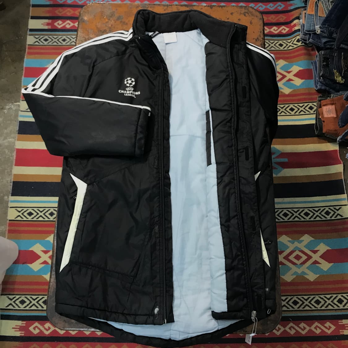 아디다스 레알 마드리드 블랙 점퍼 남성 105 110 사이즈 상품이미지4