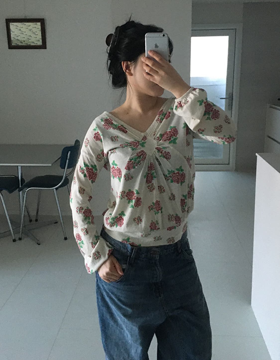 rose floral top 상품이미지9
