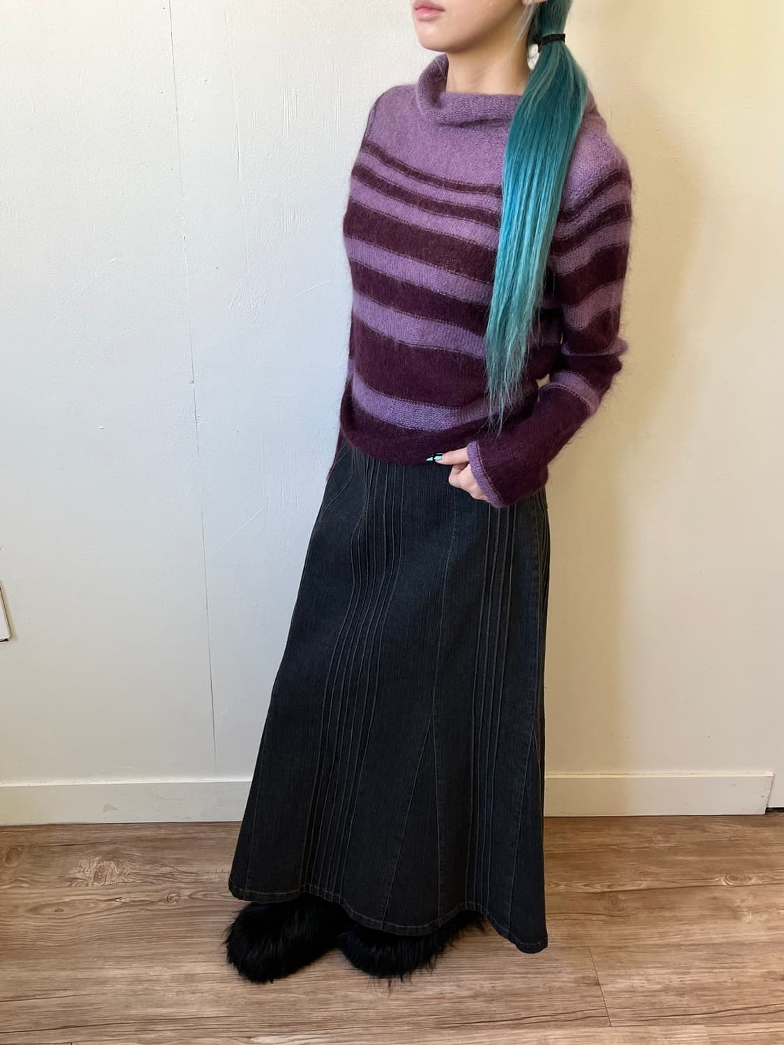 AMISTA 모헤어 터틀넥 상품이미지7