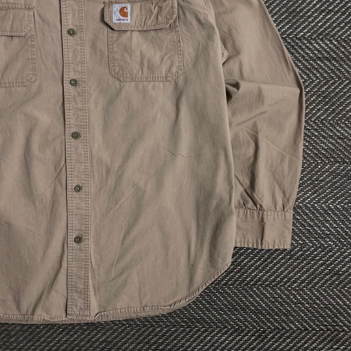 칼하트 원포켓 박시핏 워크 셔츠y 3080 상품이미지3
