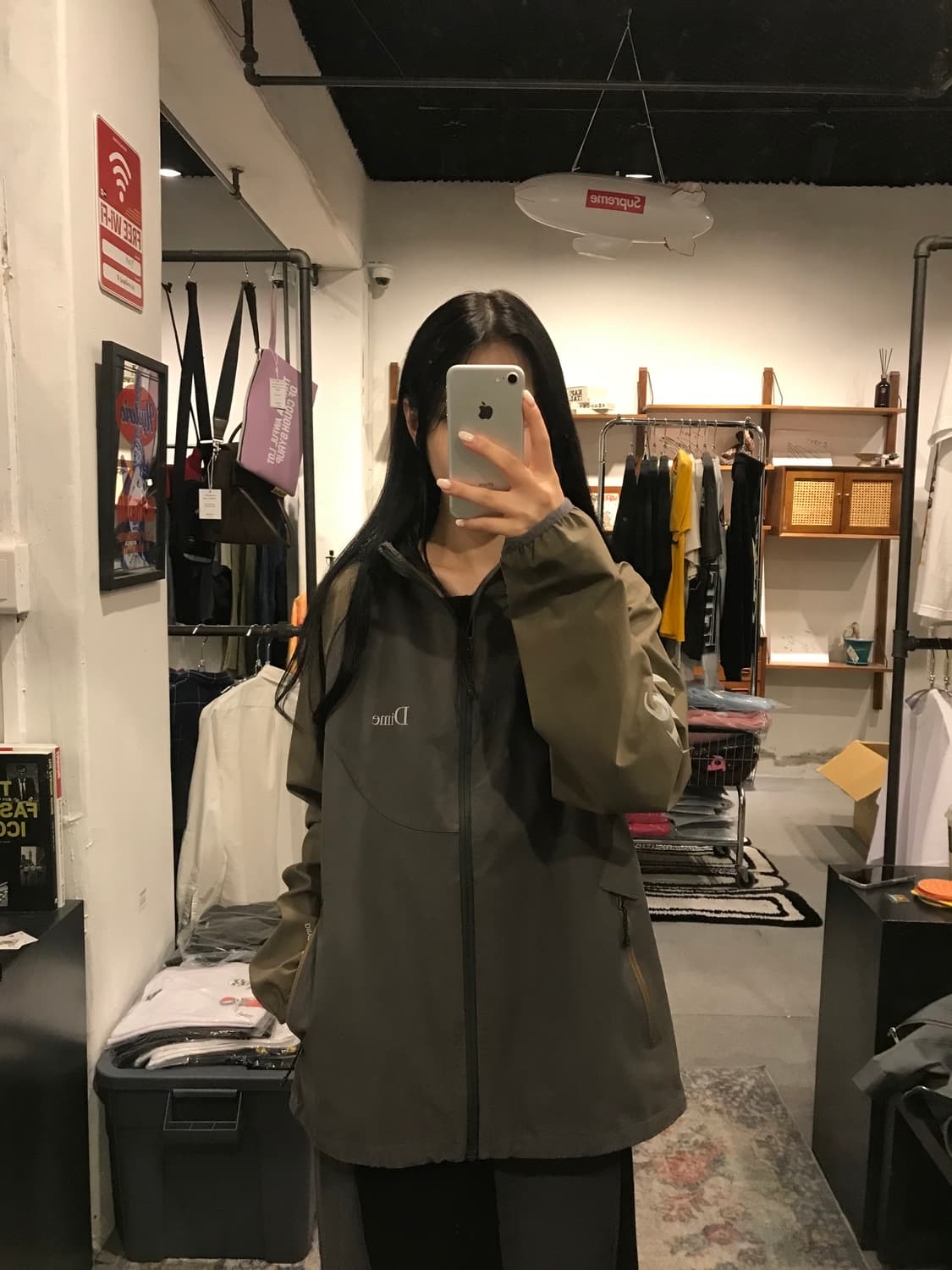 다임 Dime 2 Tone Windbreaker Jacket 상품이미지4