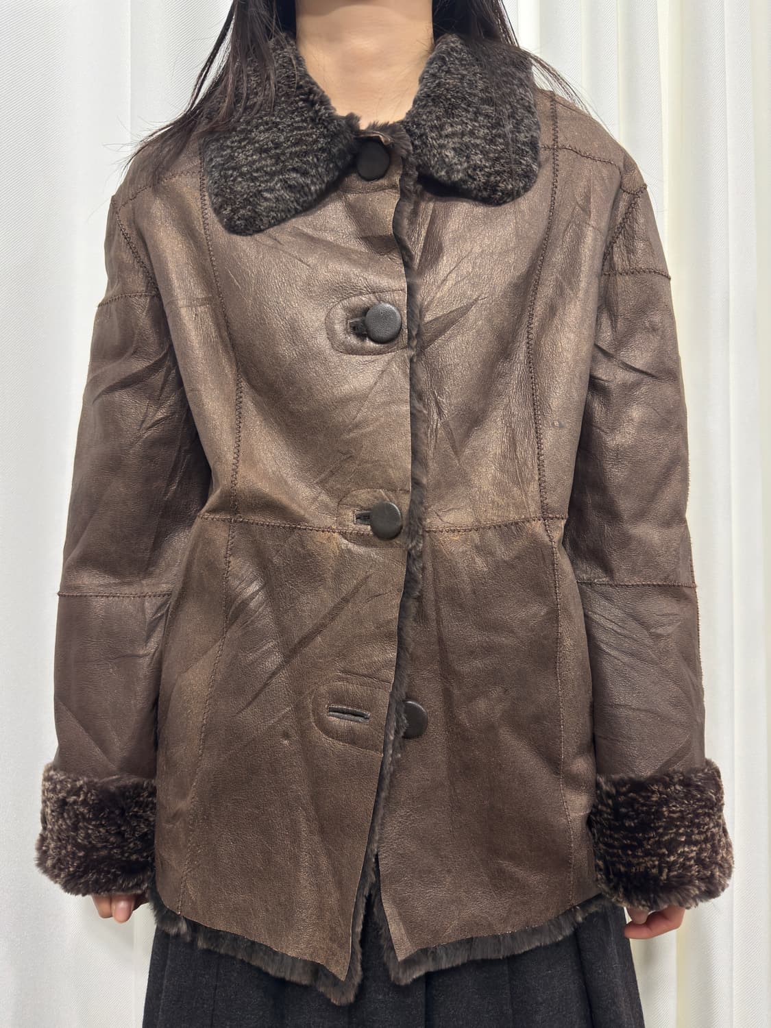 chie fur reversible jacket 상품이미지8