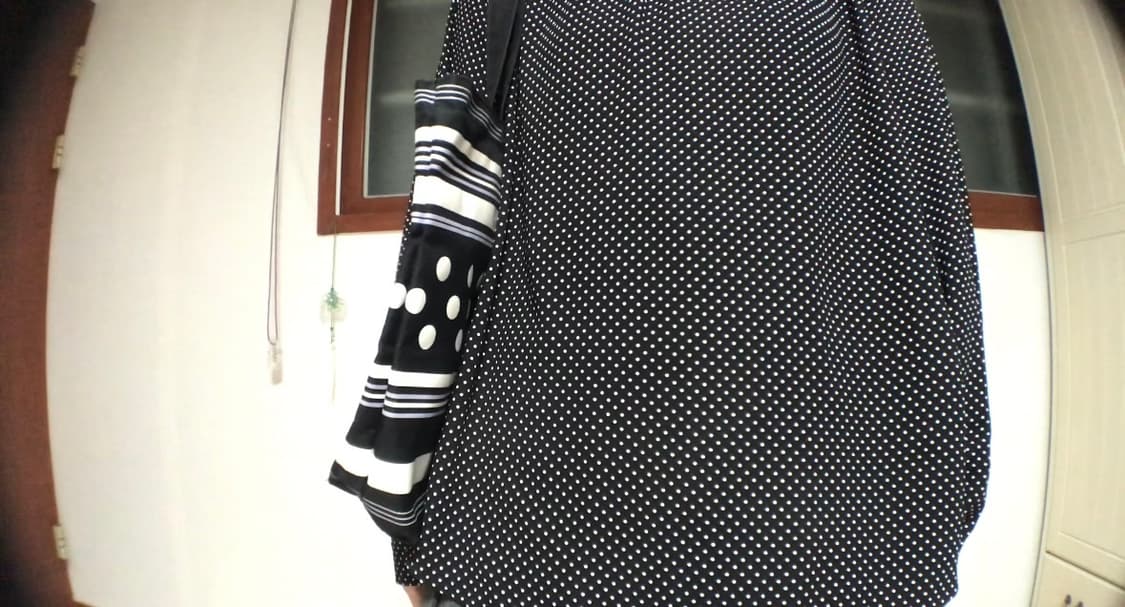 도트 블라우스 (black) 상품이미지2