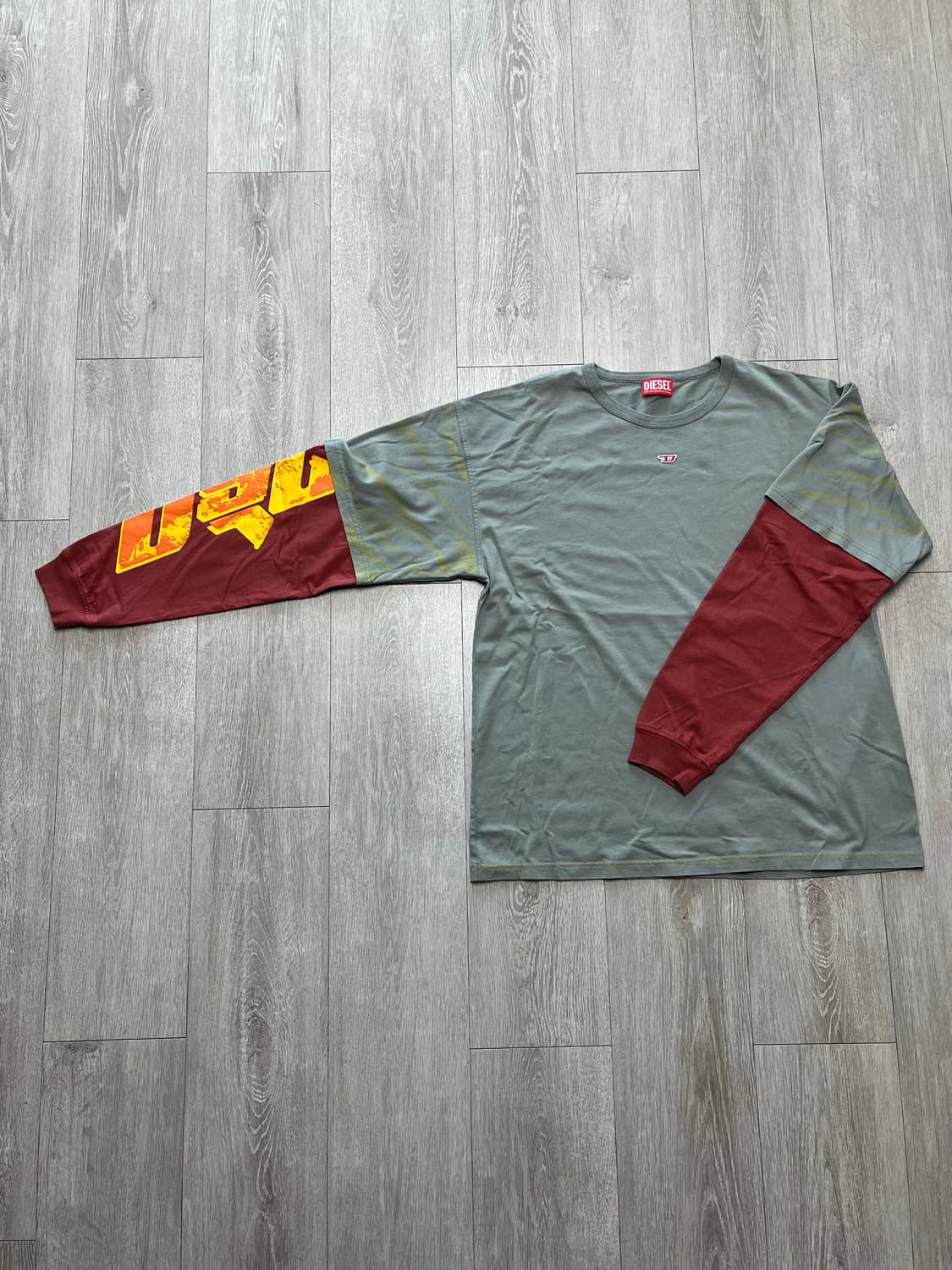 DIESEL Layered T Shirt 상품이미지2