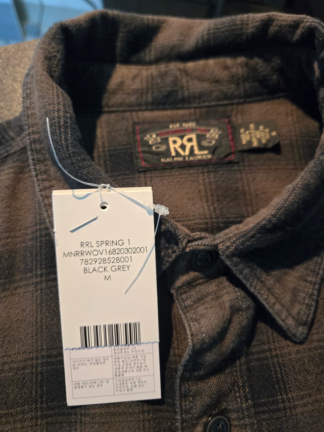 RRL 플래드 워크 셔츠 상품이미지2