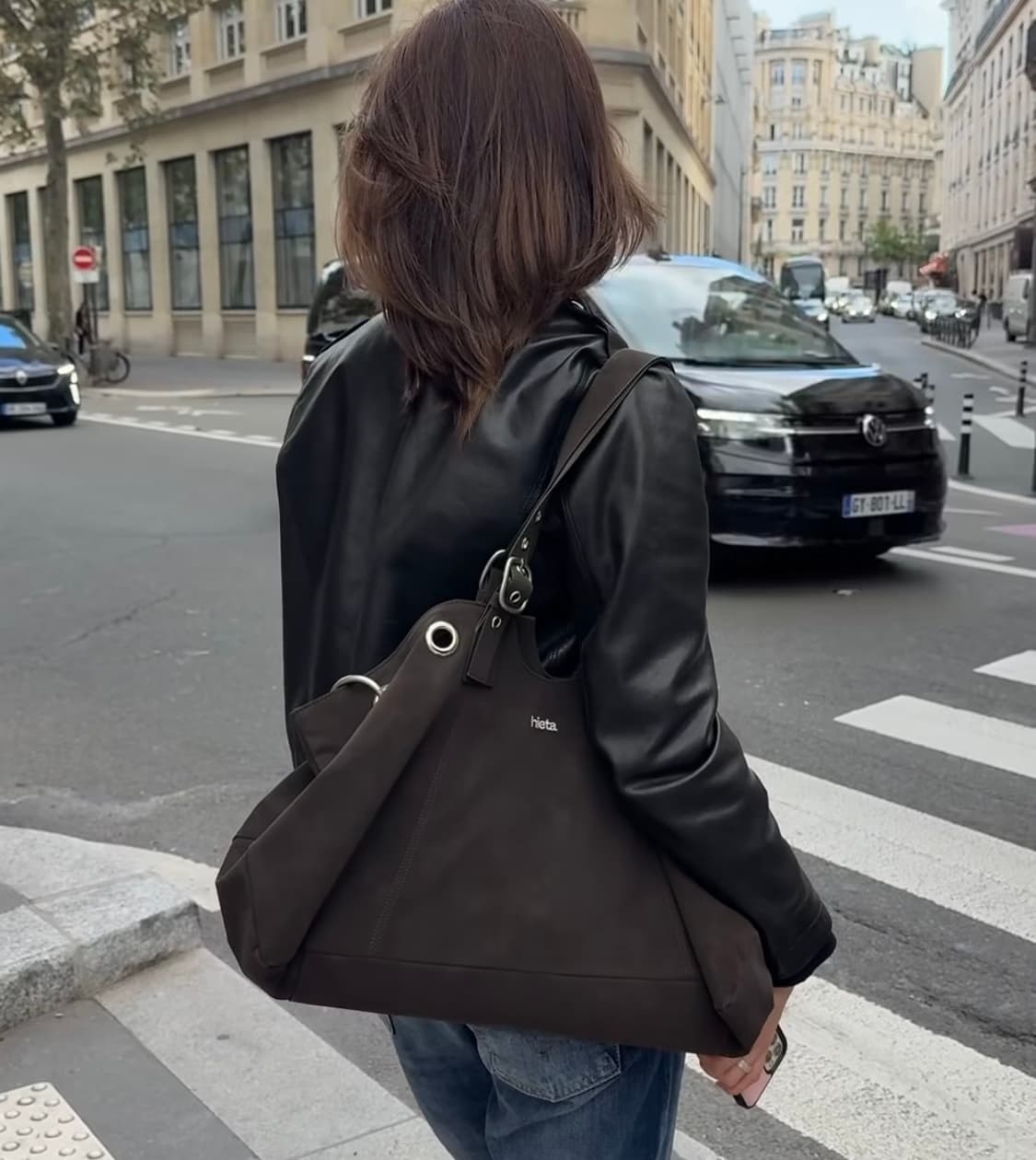 (택o,새상품) 히에타 베키백 브라운 상품이미지1