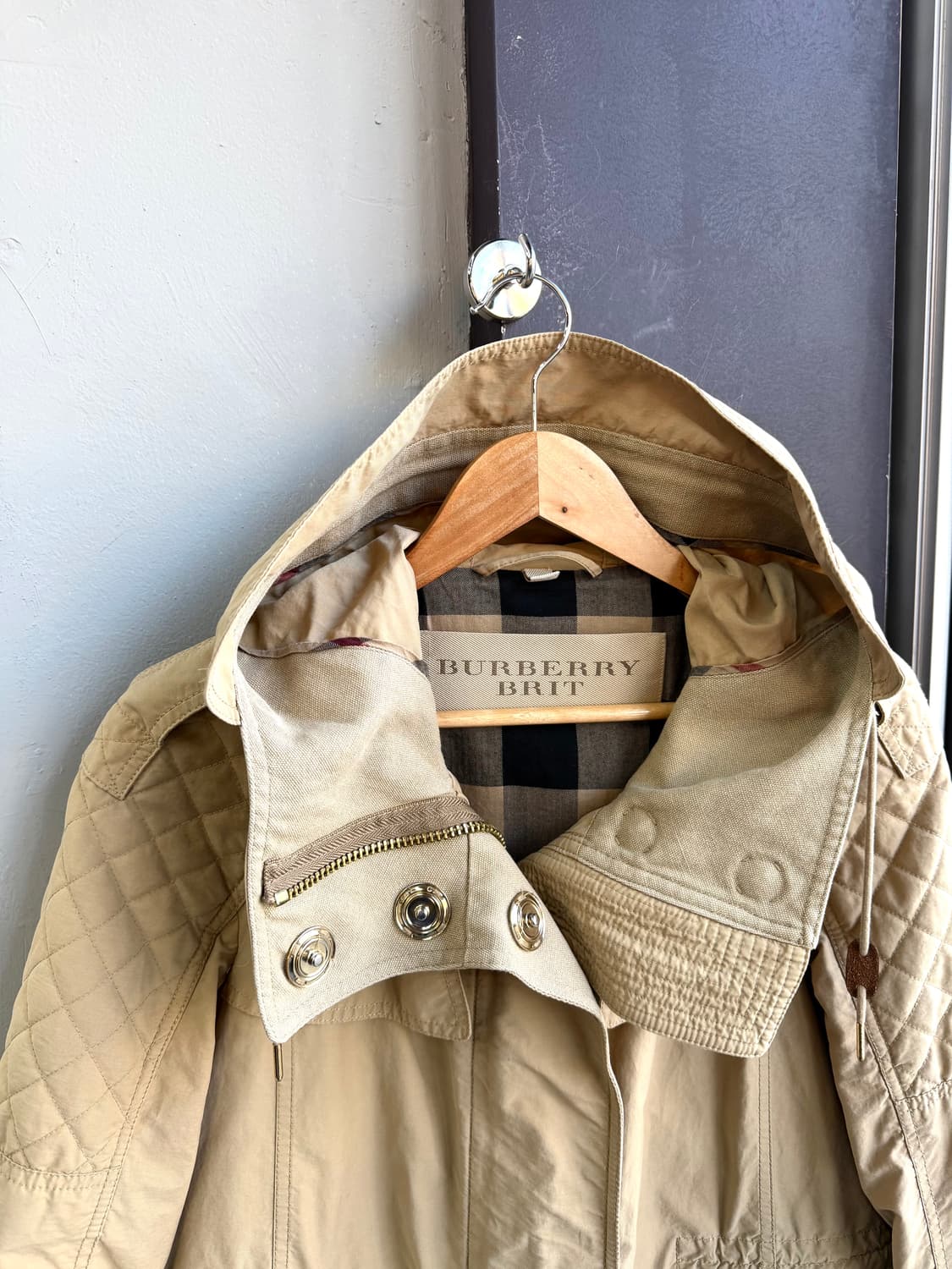 UK6/ 버버리 유틸리티 견장 트렌치 코트자켓 상품이미지3