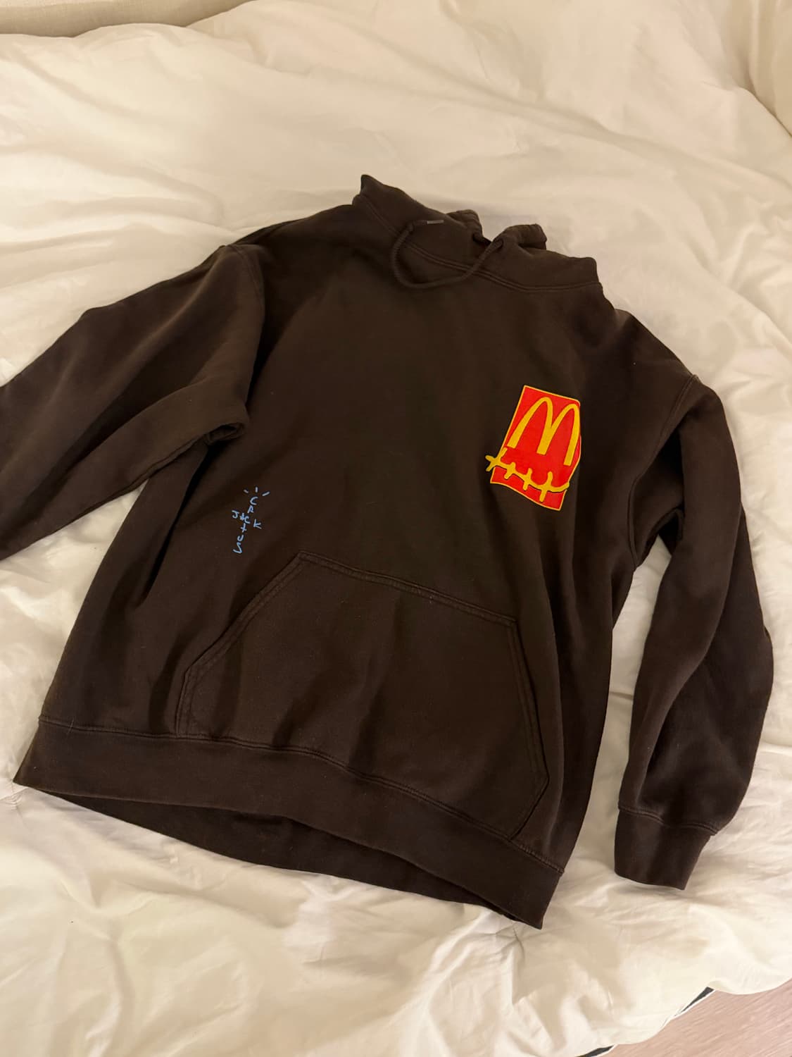 (레어) 캑터스잭 X 맥도날드 브라운 스티커 팩 후드 M 상품이미지3