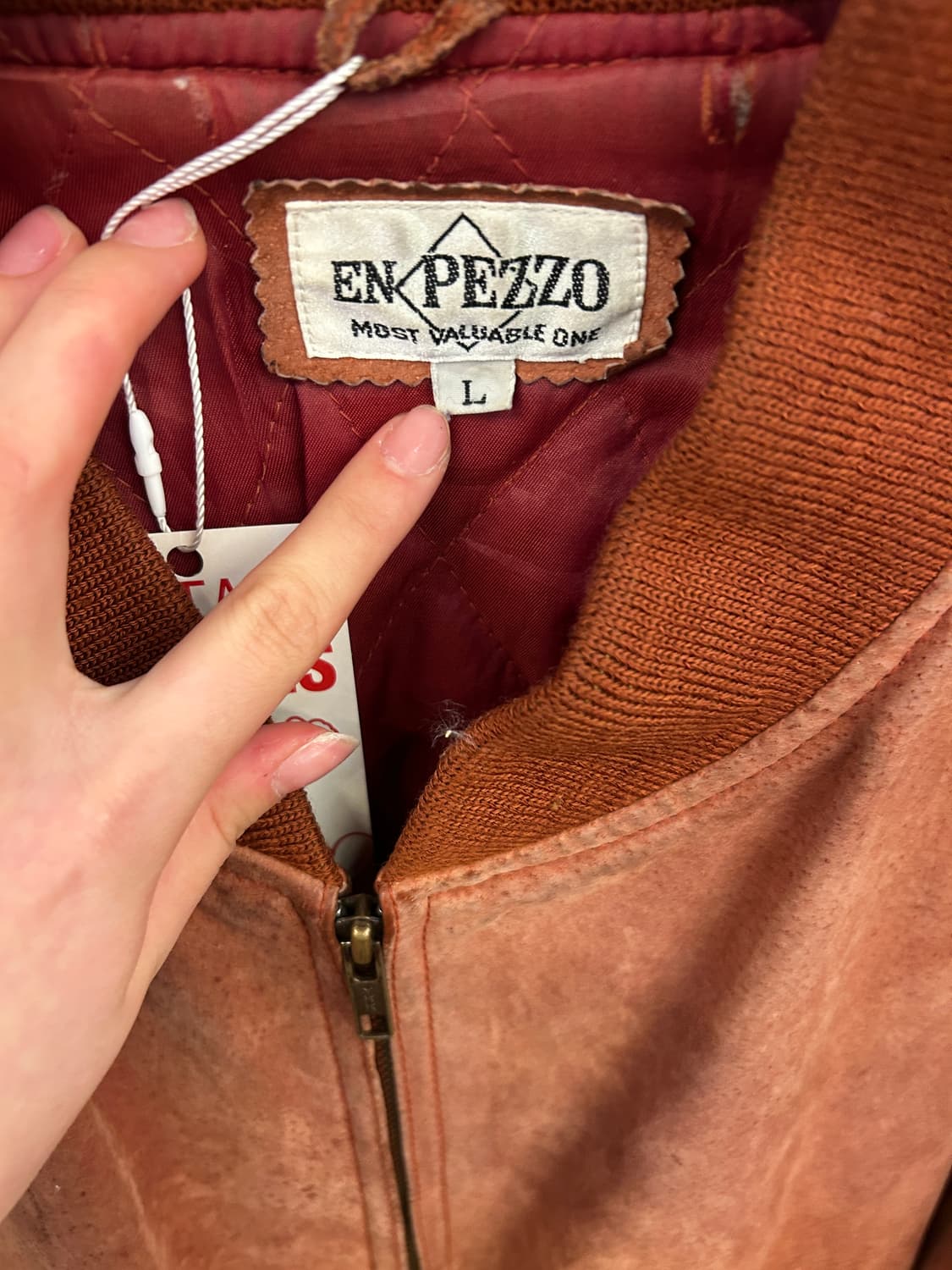 En Pezzo 스웨이드 자켓 상품이미지4